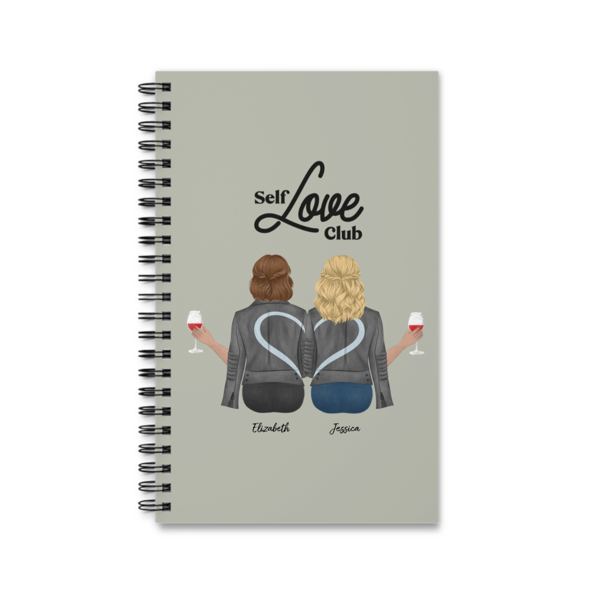 Besties Forever Spiralnotizbuch
