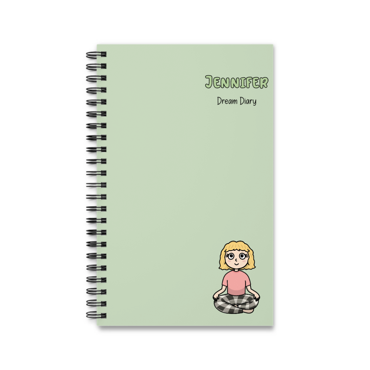 Personalisierter Name Spiralnotizbuch