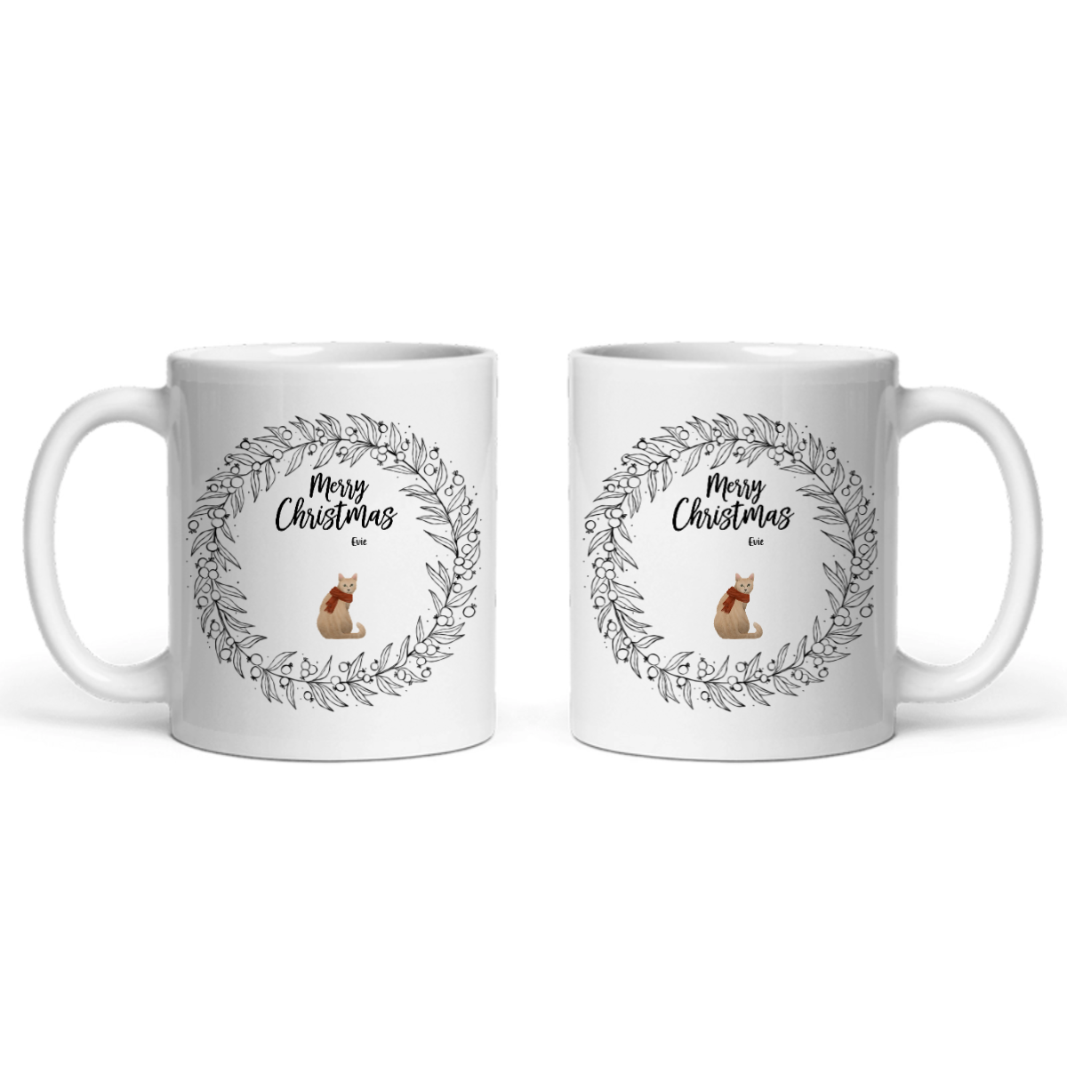 Frohe Haustier Weihnachten Keramiktasse