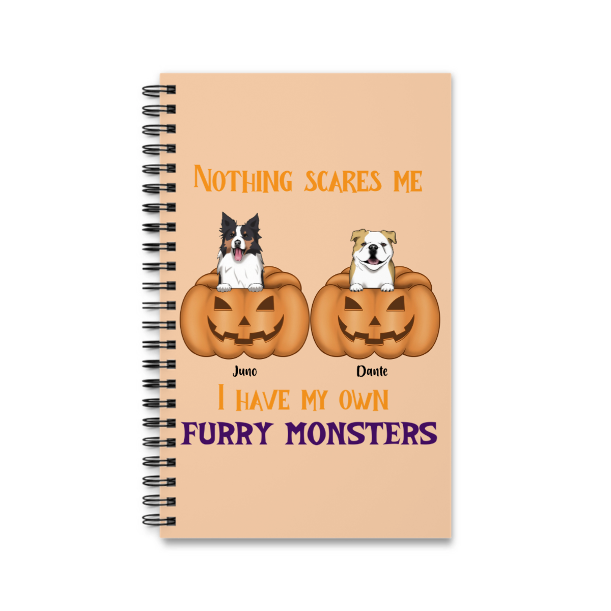Nichts macht mir Angst Halloween Spiralnotizbuch