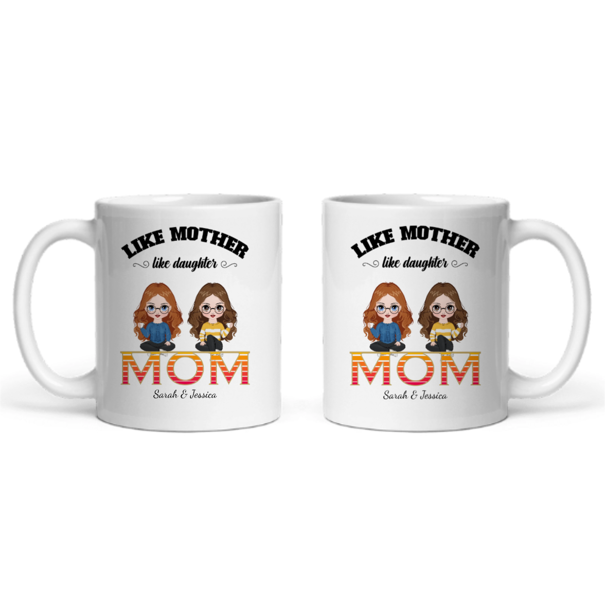 Wie die Mutter, so die Tochter Keramiktasse