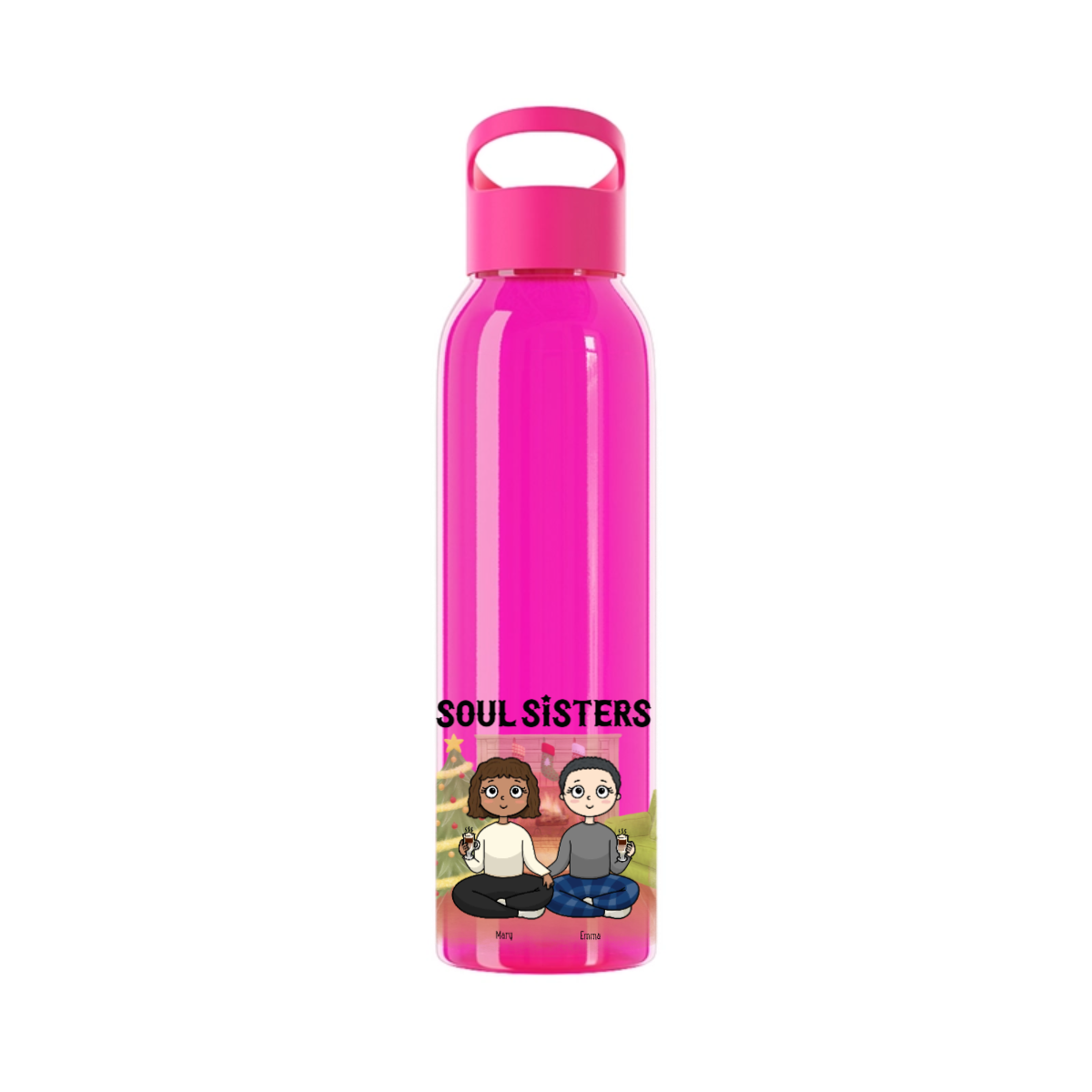 Seelenschwestern Weihnacht Wasserflasche 650 ml