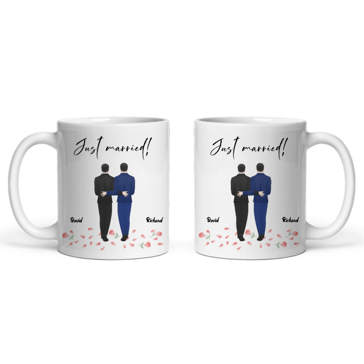 Frisch verheiratet Keramiktasse