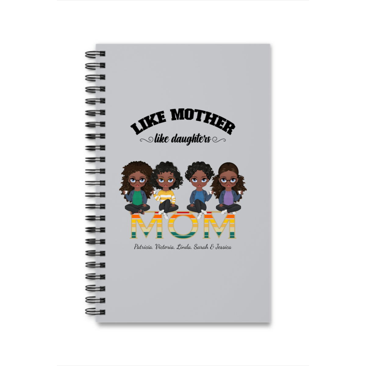 Wie die Mutter, so die Tochter Spiralnotizbuch