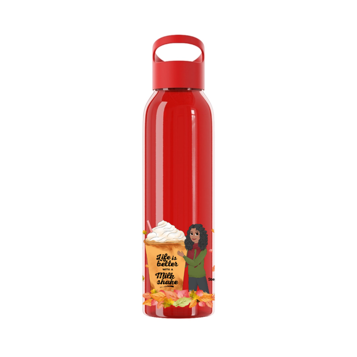 Das Leben ist besser mit einem Getränk Wasserflasche 650 ml