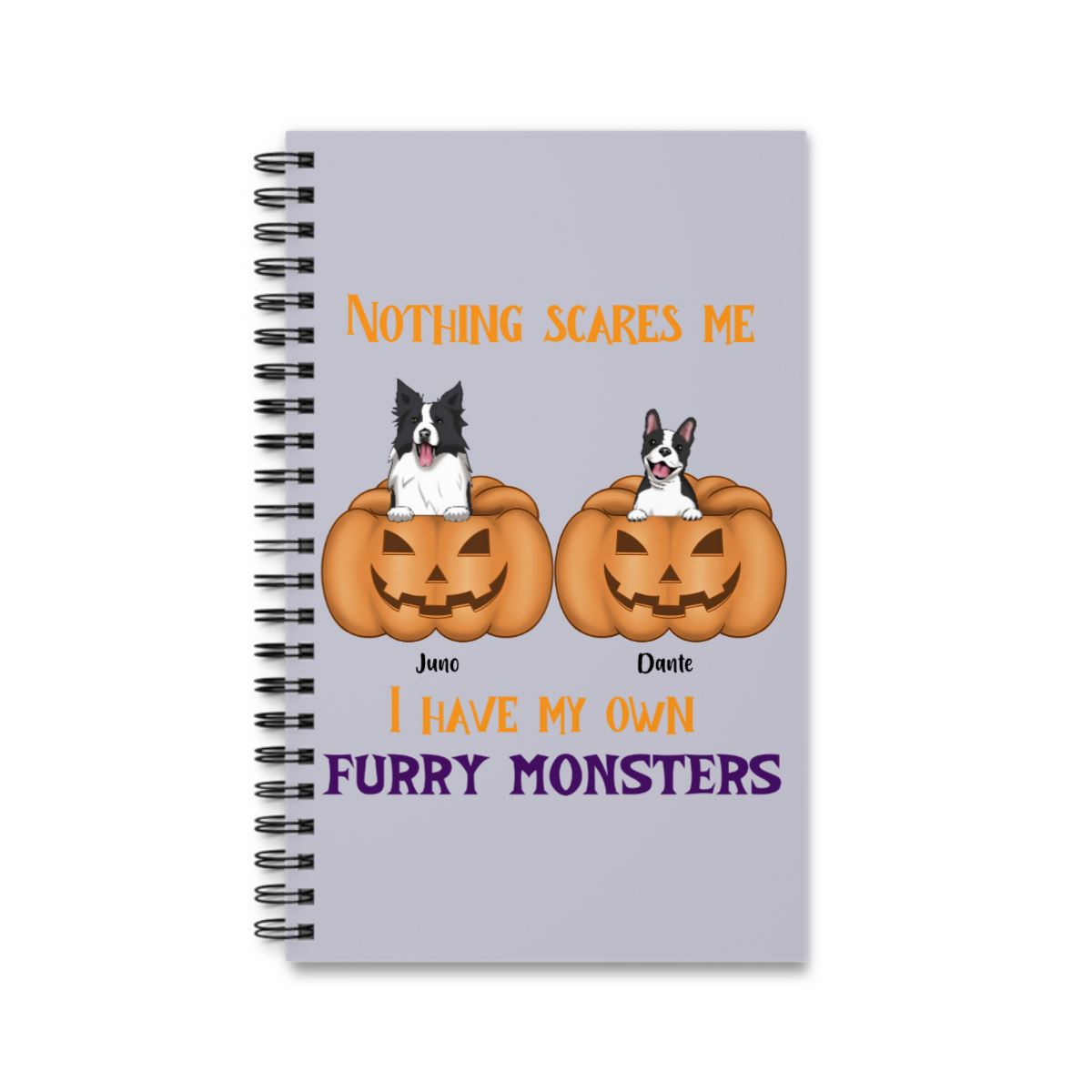 Nichts macht mir Angst Halloween Spiralnotizbuch
