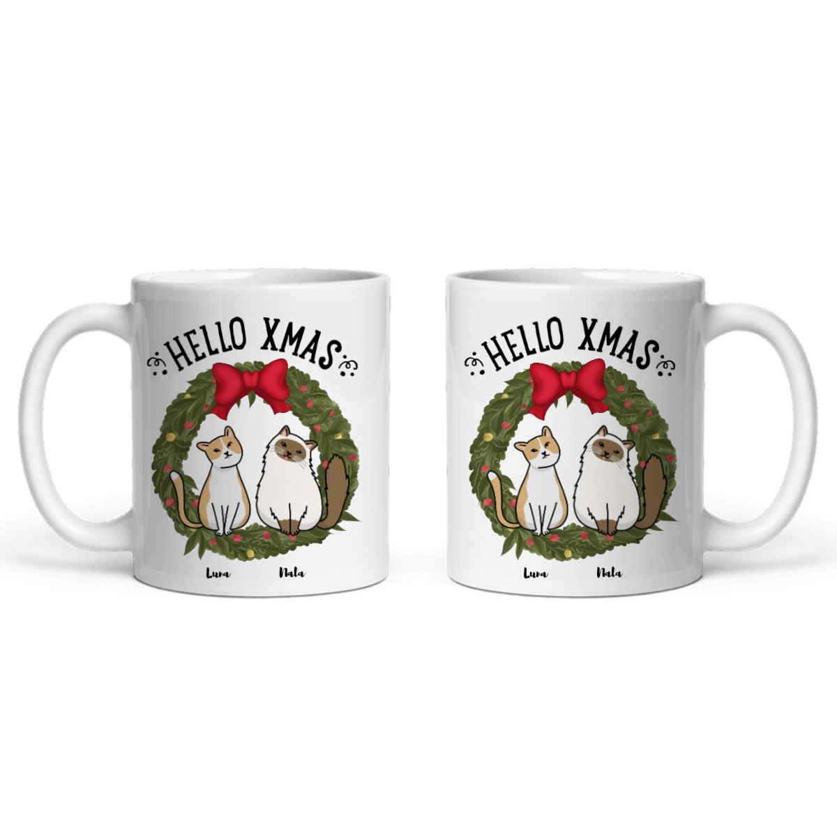 Hallo Xmas Weihnacht Keramiktasse