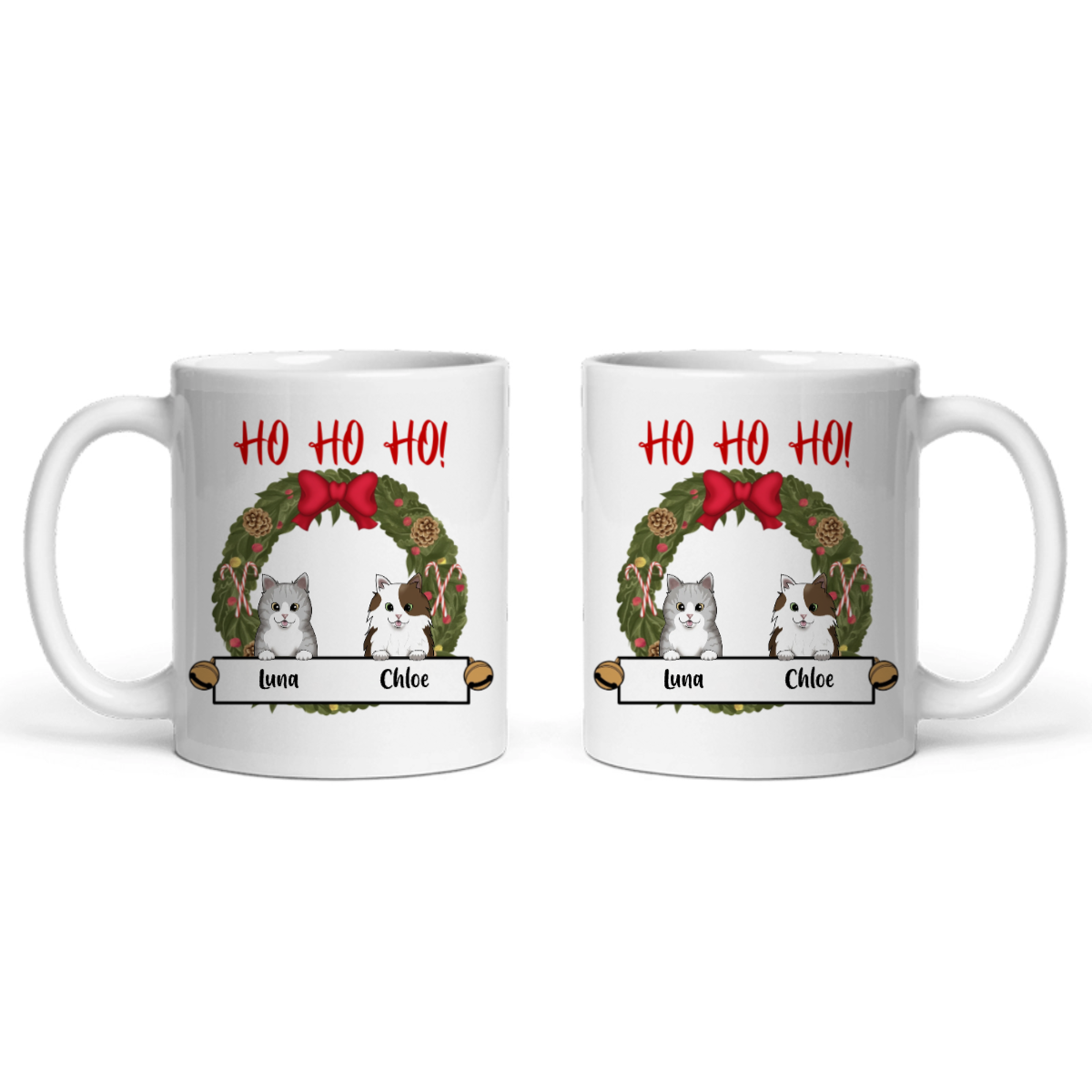 Katzen Weihnacht Keramiktasse