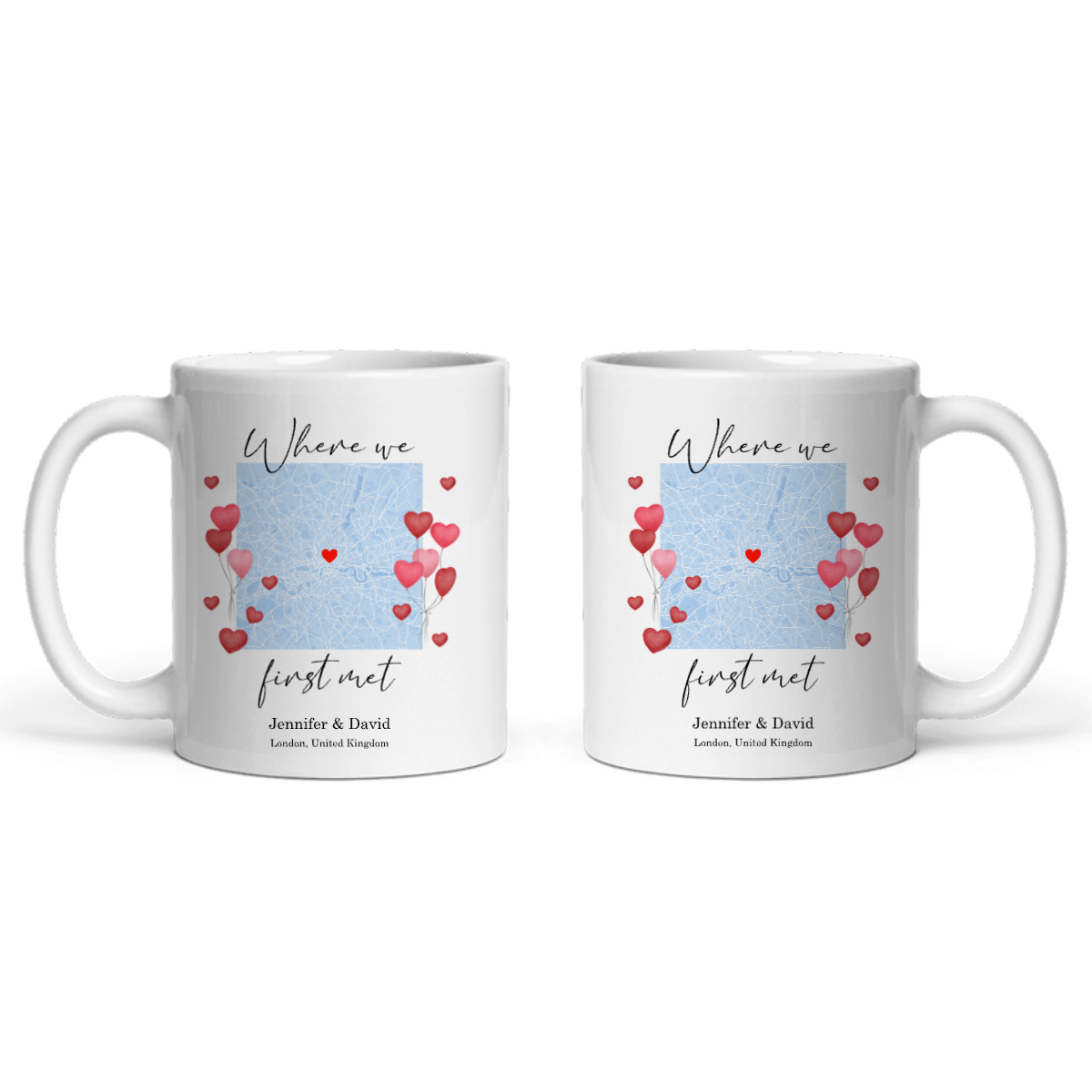 Wo wir uns zum ersten Mal trafen Keramiktasse