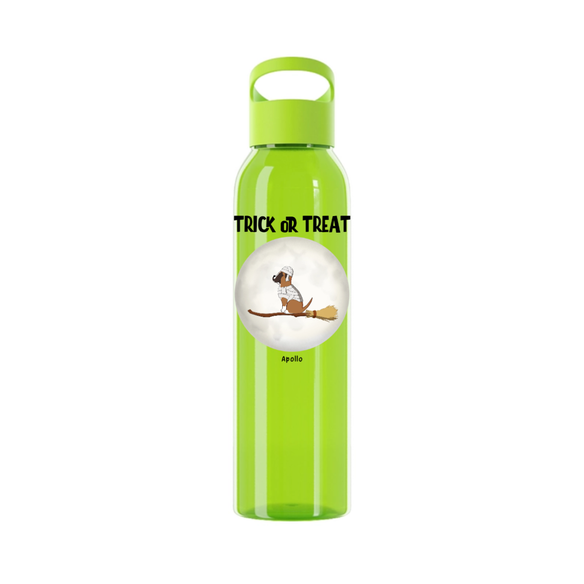 Süßes oder Saures Hunde Halloween Wasserflasche 650 ml