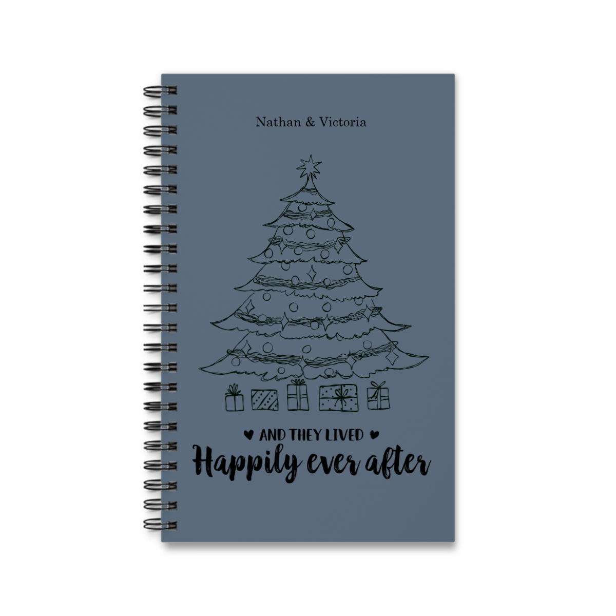 Frohe Weihnachten Spiralnotizbuch