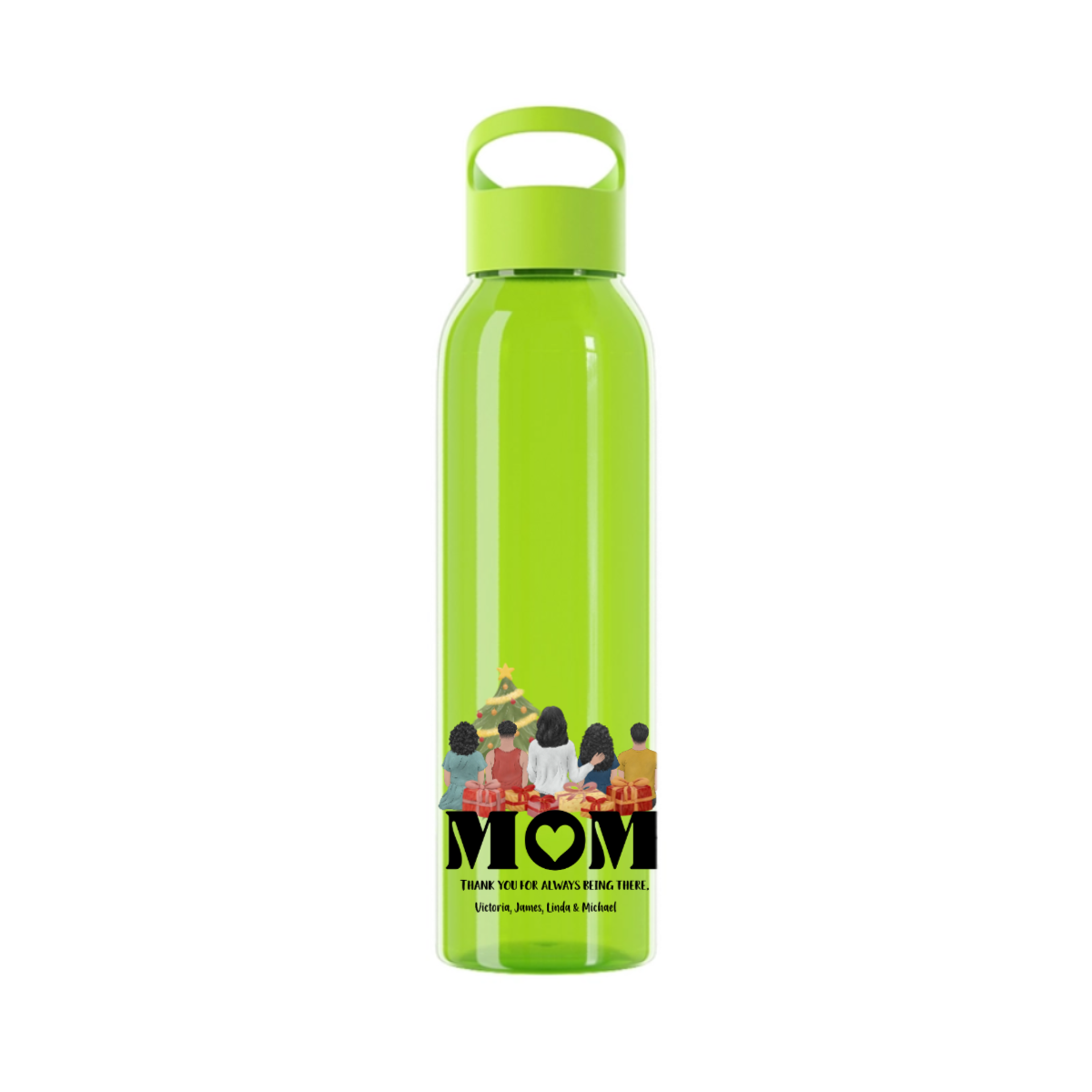 Mama, danke dass du immer da bist Weihnacht Wasserflasche 650 ml
