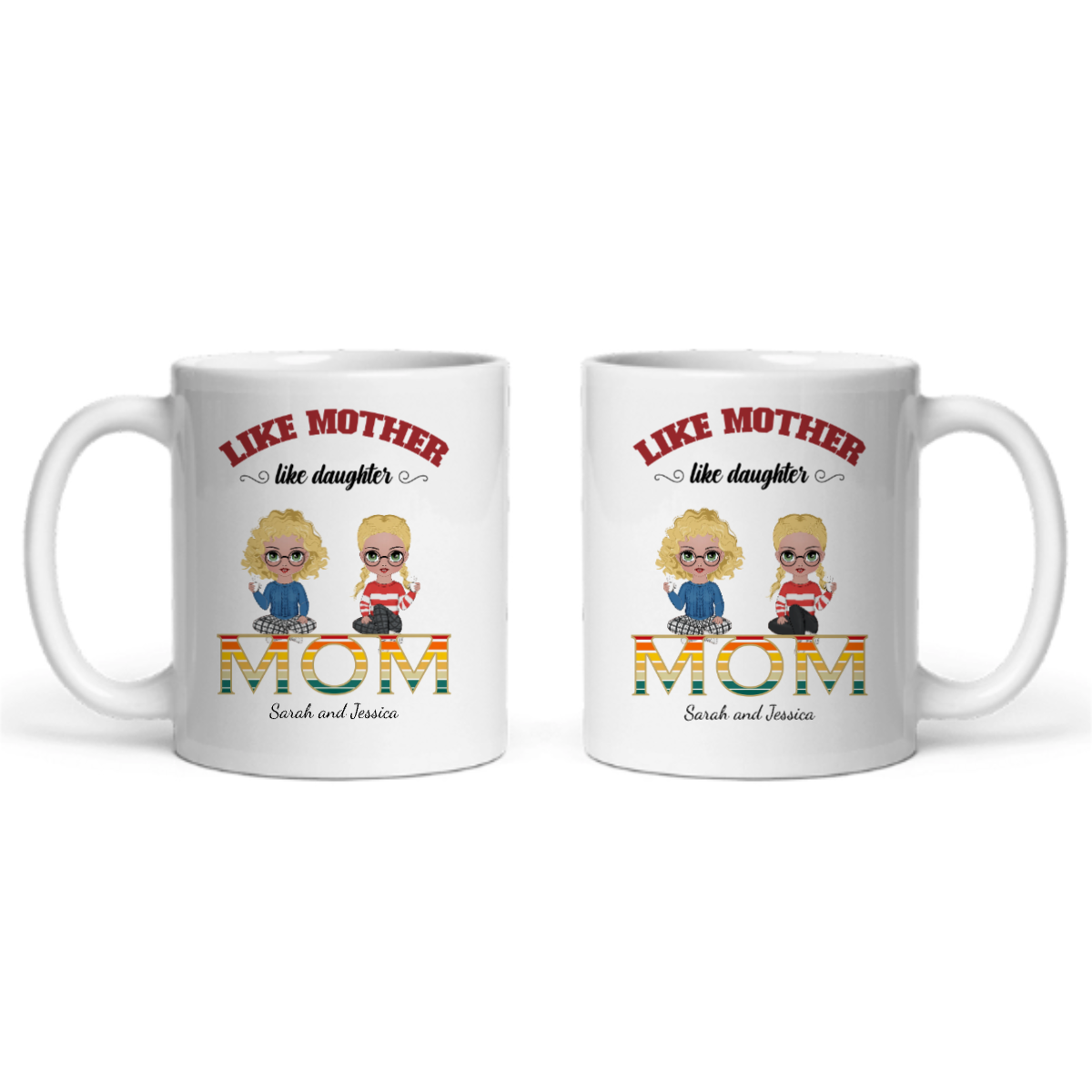 Wie die Mutter, so die Tochter Keramiktasse