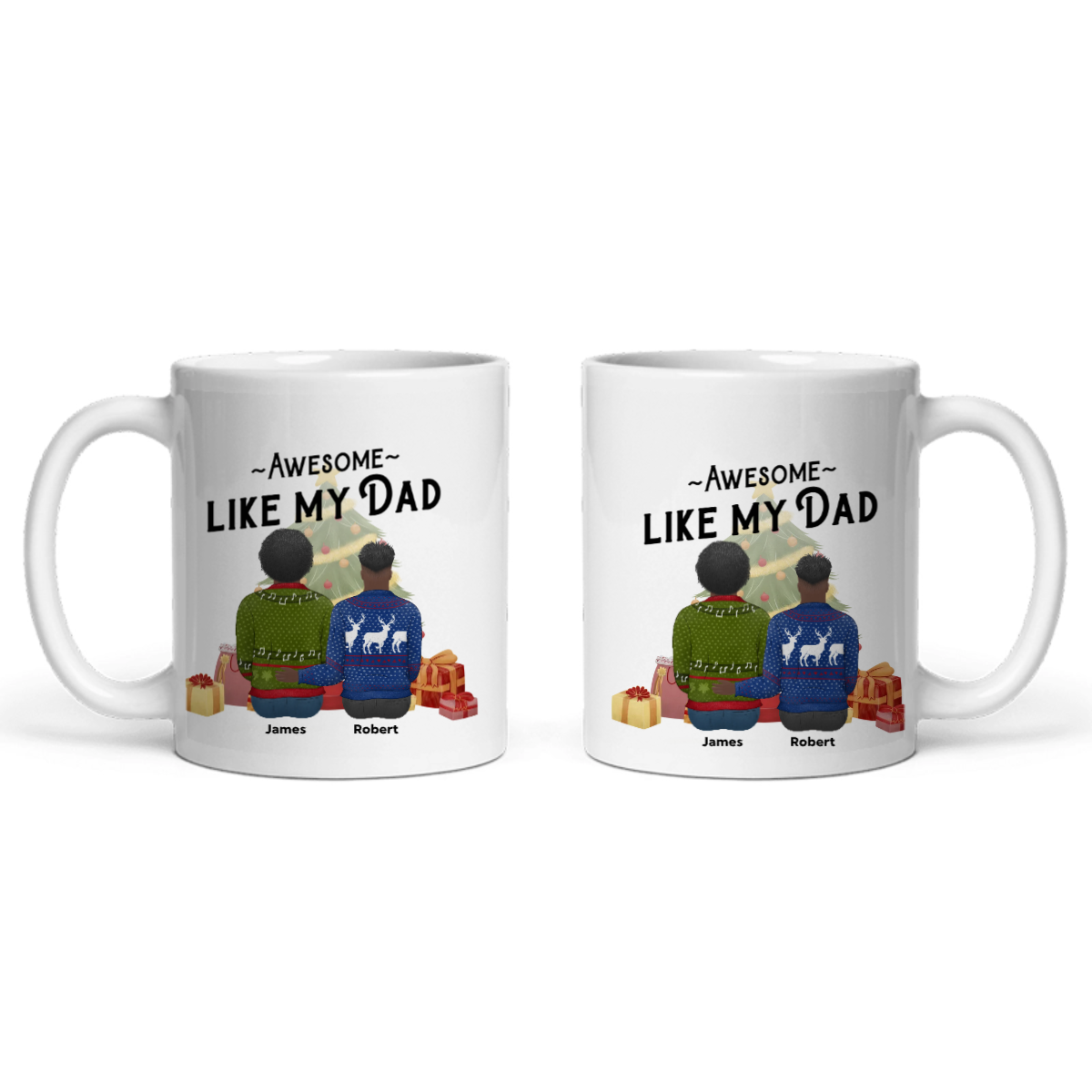 Genial wie mein Papa Weihnacht Keramiktasse