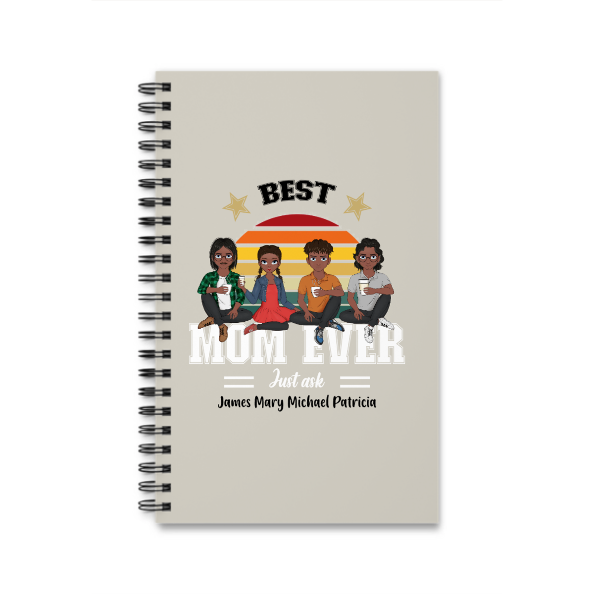 Beste Mama aller Zeiten Spiralnotizbuch