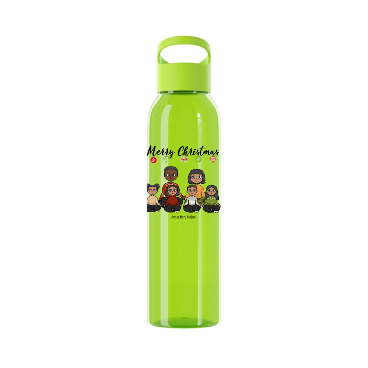 Frohe Weihnachten Wasserflasche 650ml