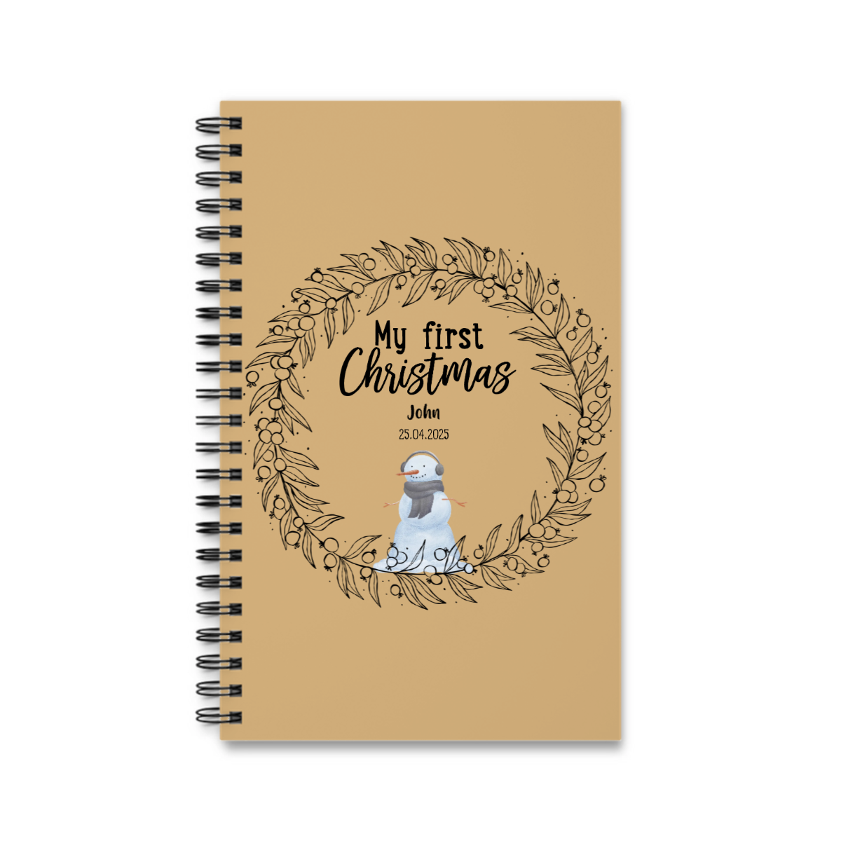 Mein erstes Weihnachten Spiralnotizbuch