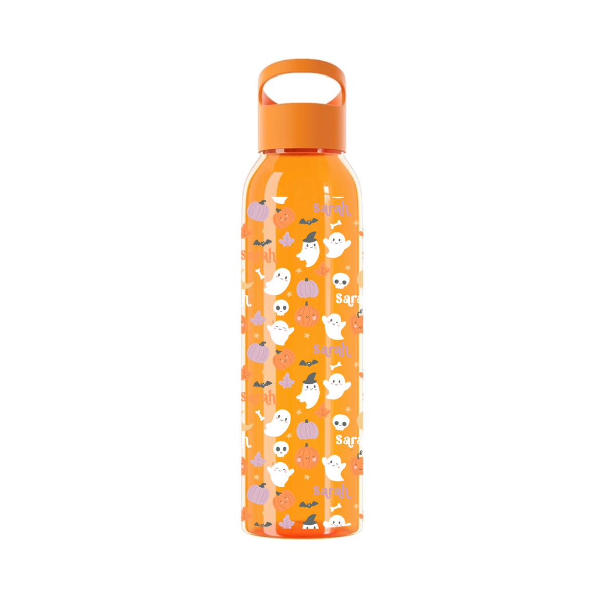 Namensmuster Halloween Wasserflasche 650 ml