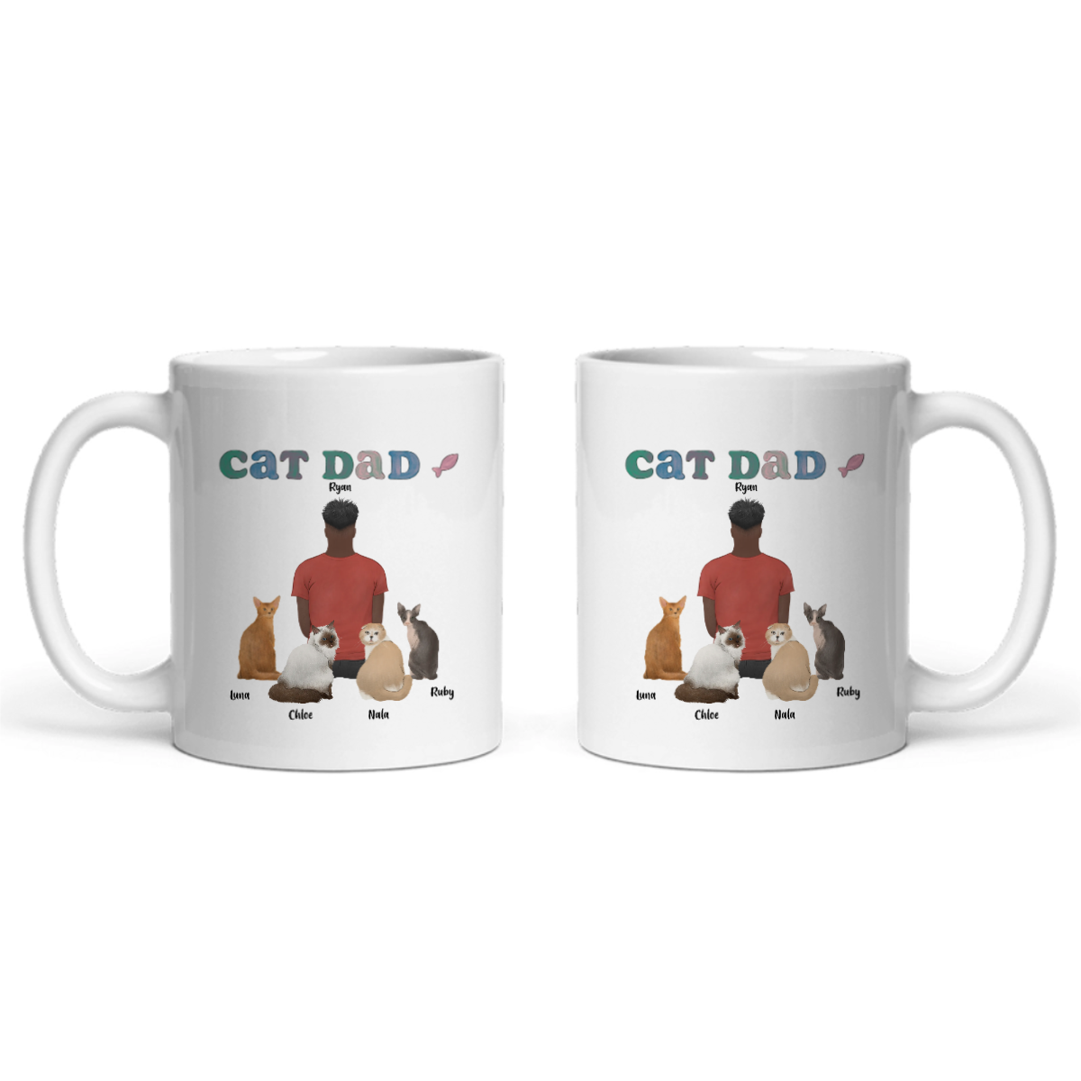 Katzenpapa Keramiktasse