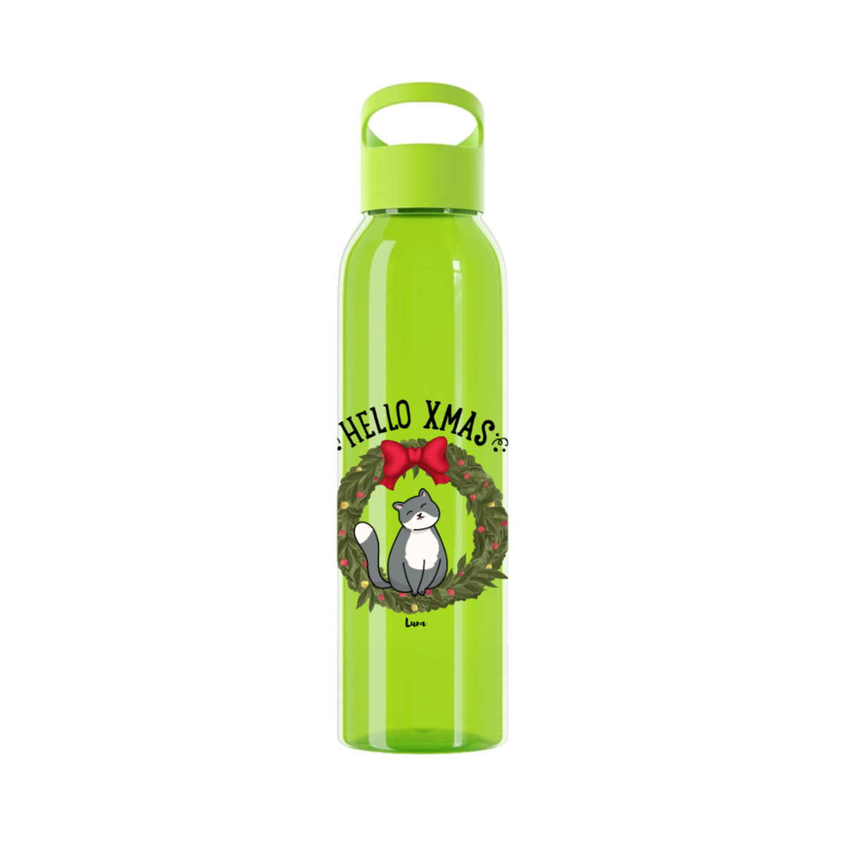Hallo Xmas Weihnacht Wasserflasche 650 ml
