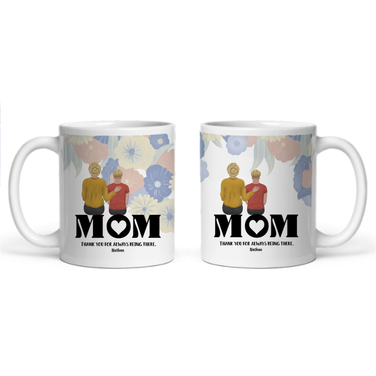 Mama, danke dass du da bist Keramiktasse