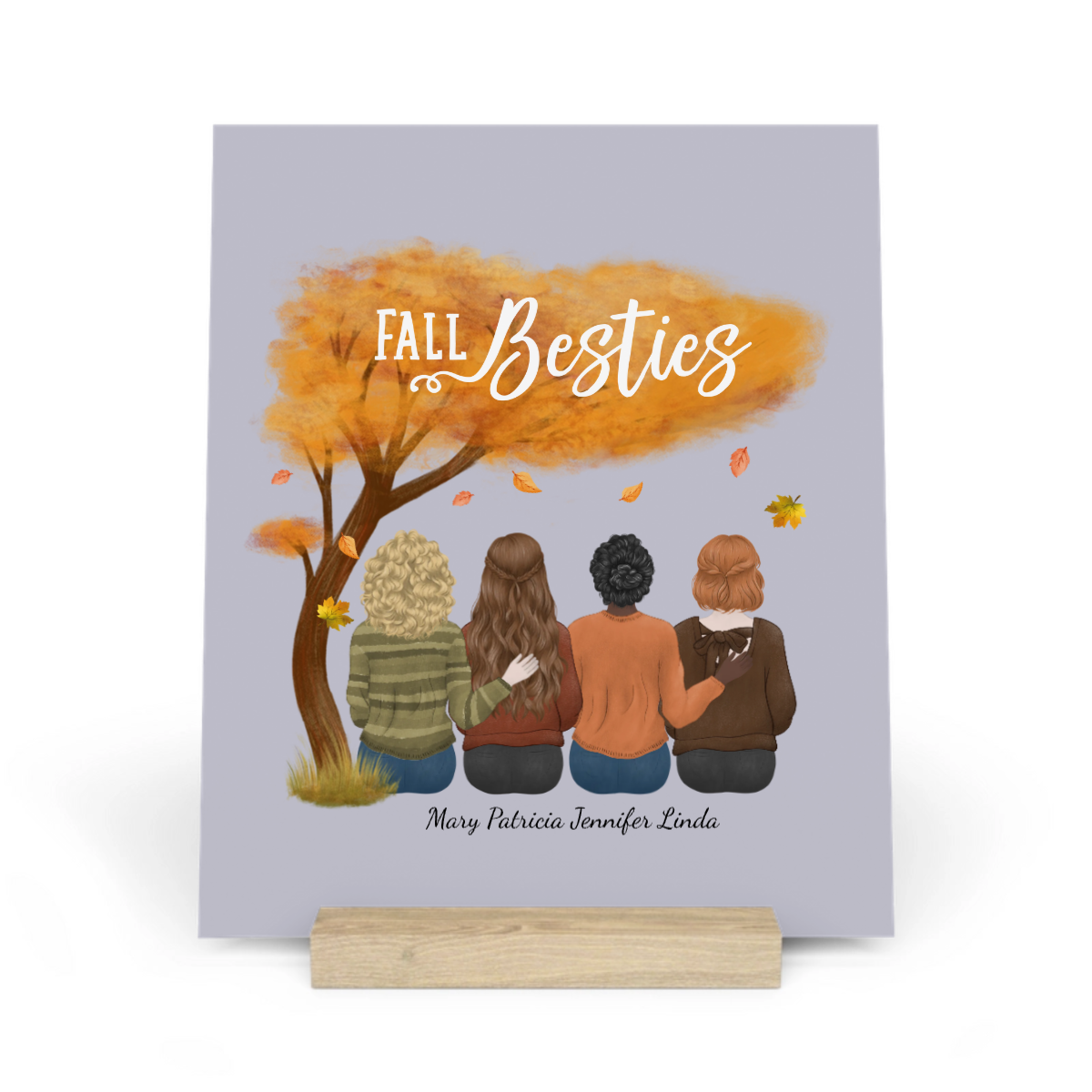 Herbst Besties Galerietafel mit Ständer