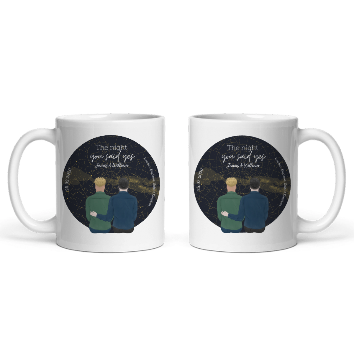Die Nacht, in der wir uns trafen Keramiktasse