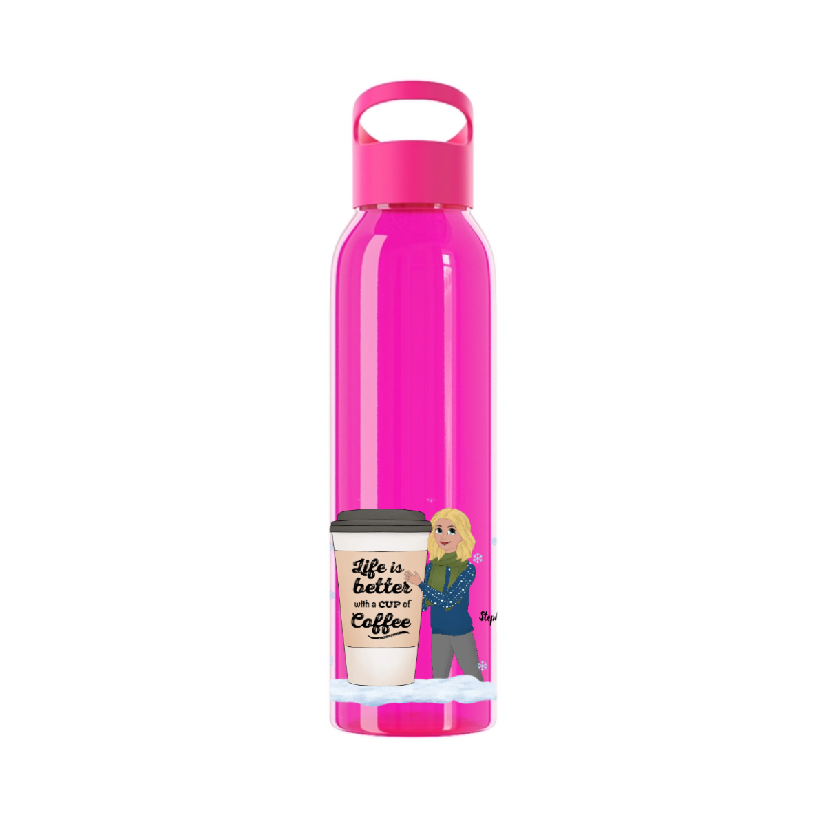 Weihnachtsleben ist besser mit einem Getränk Wasserflasche 650 ml