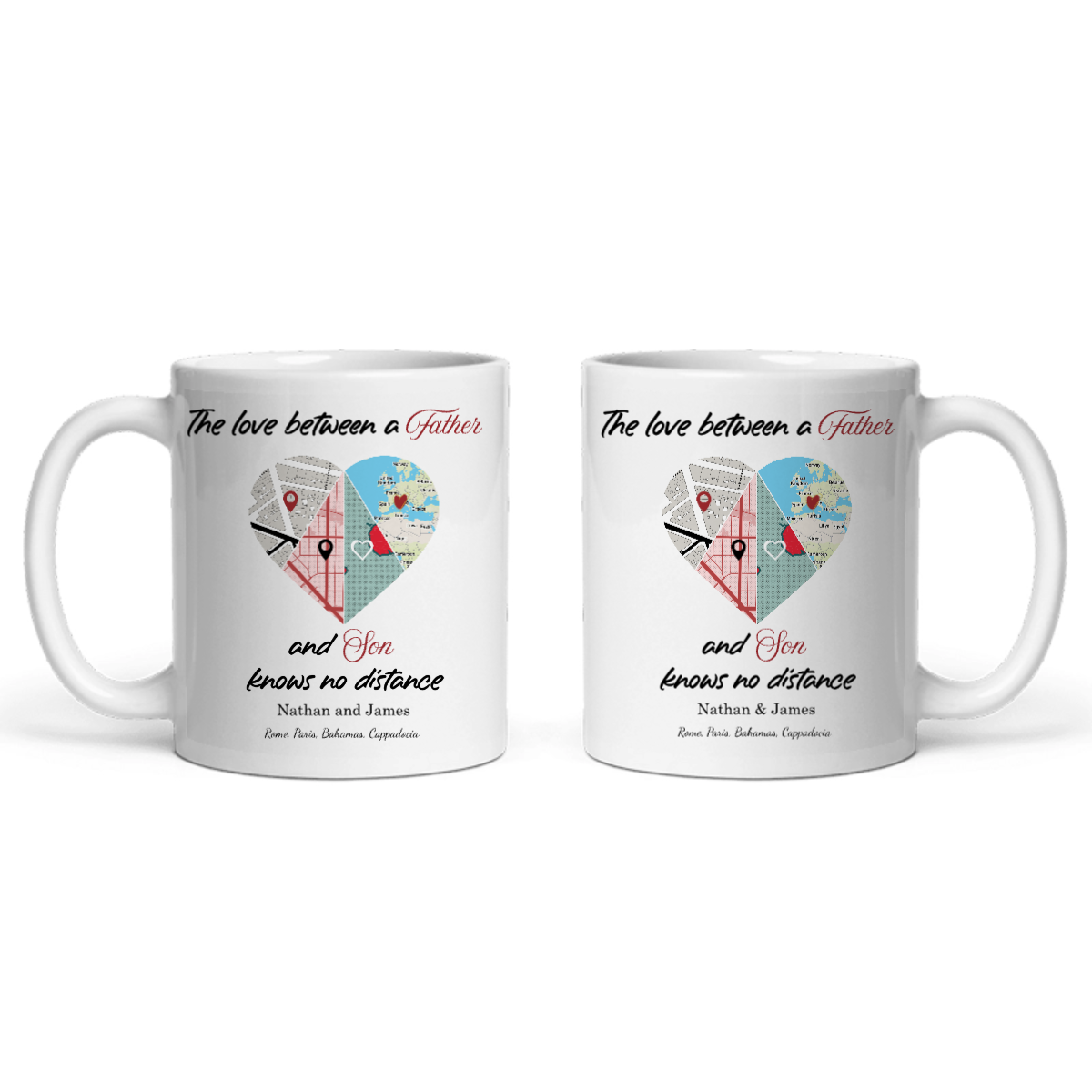 Die Liebe zwischen Keramiktasse