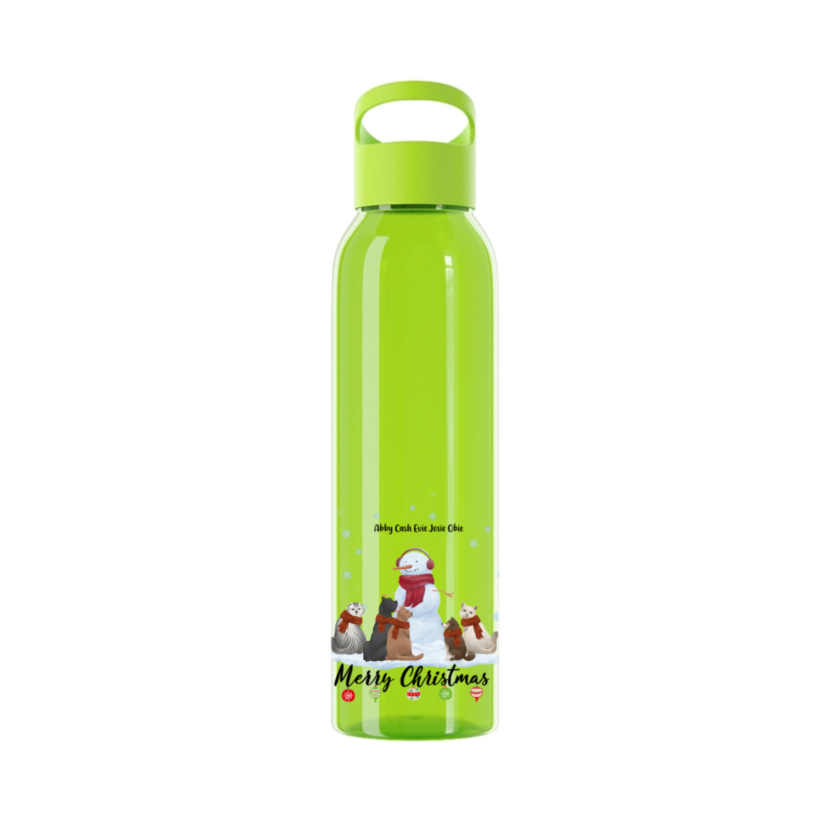 Frohe Haustier Weihnachten Wasserflasche 650 ml