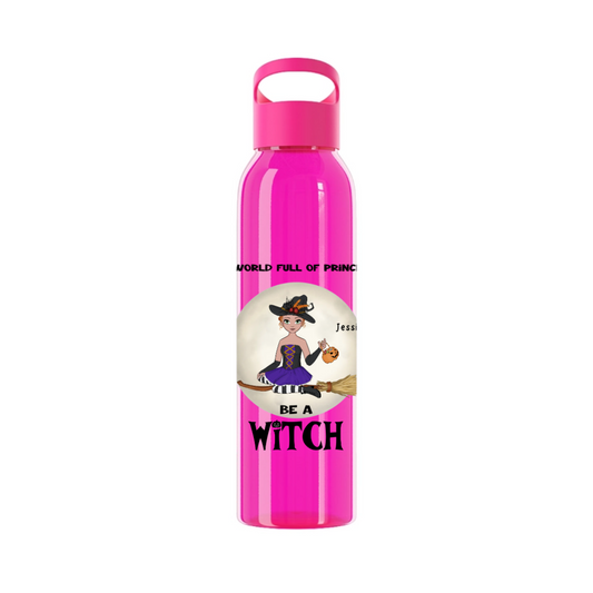 Sei eine Hexe Halloween Wasserflasche 650 ml