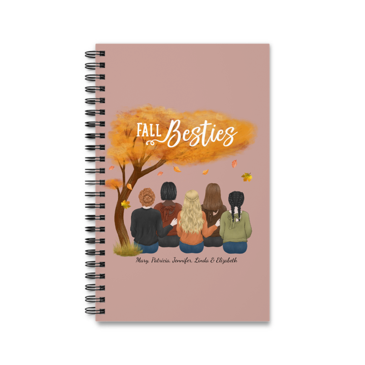 Herbst Besties Spiralnotizbuch