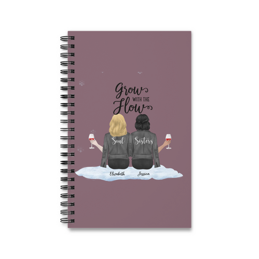 Besties Forever Weihnacht Spiralnotizbuch