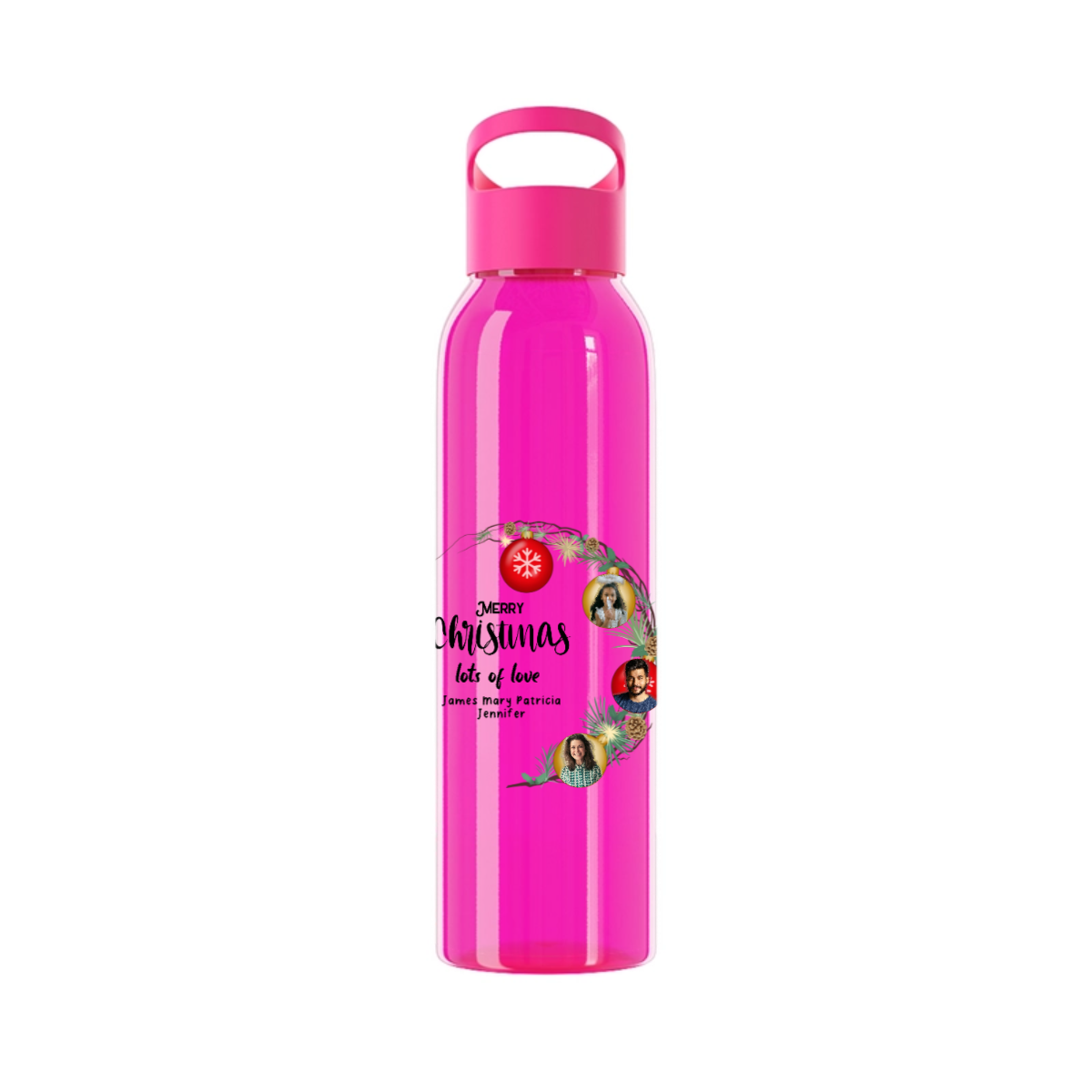 Frohe Weihnachten Wasserflasche 650ml