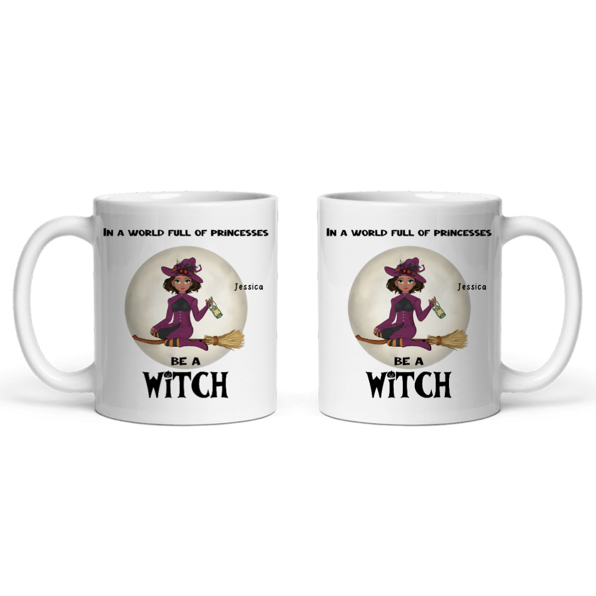 Sei eine Hexe Halloween Keramiktasse