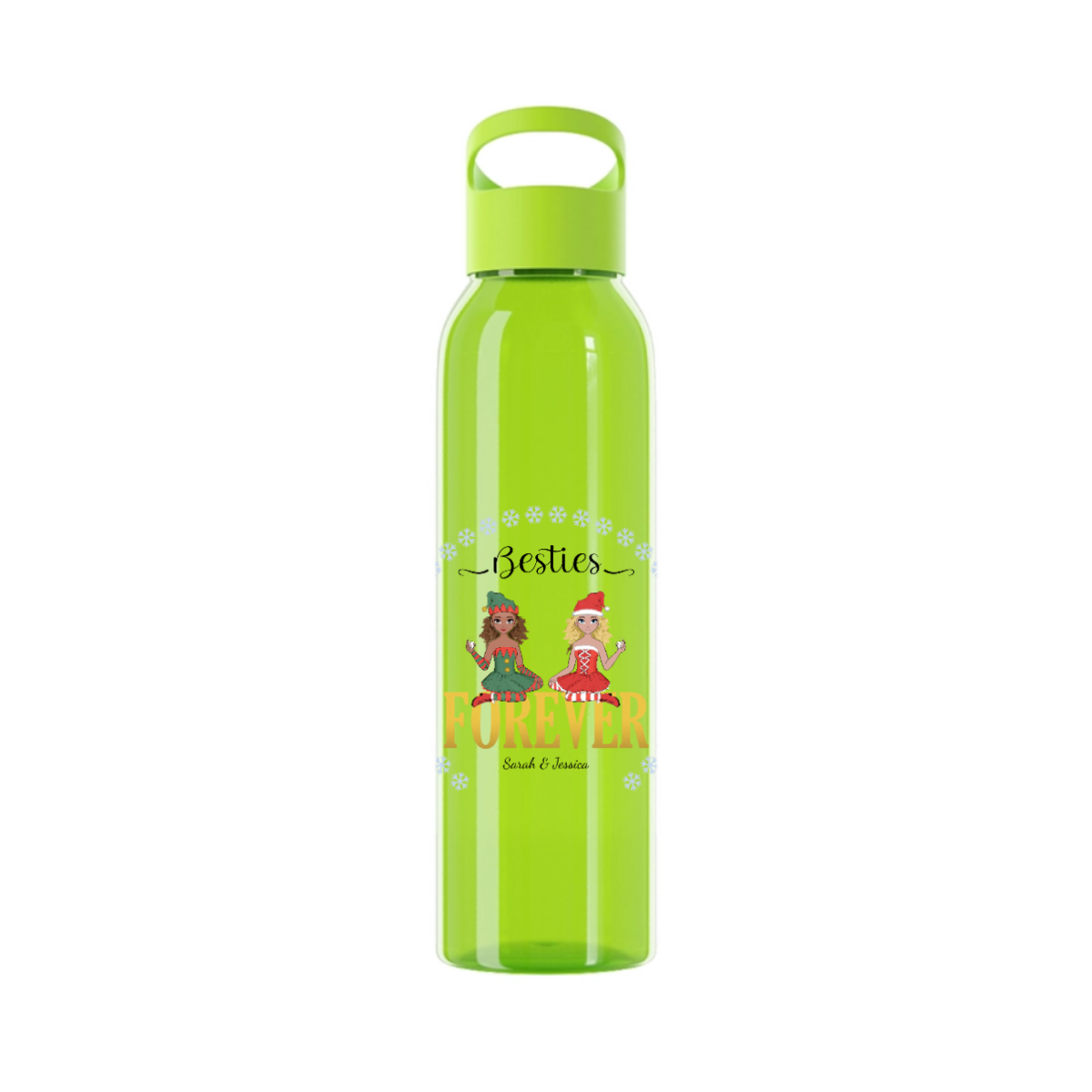 Freunde für immer Weihnacht Wasserflasche 650 ml