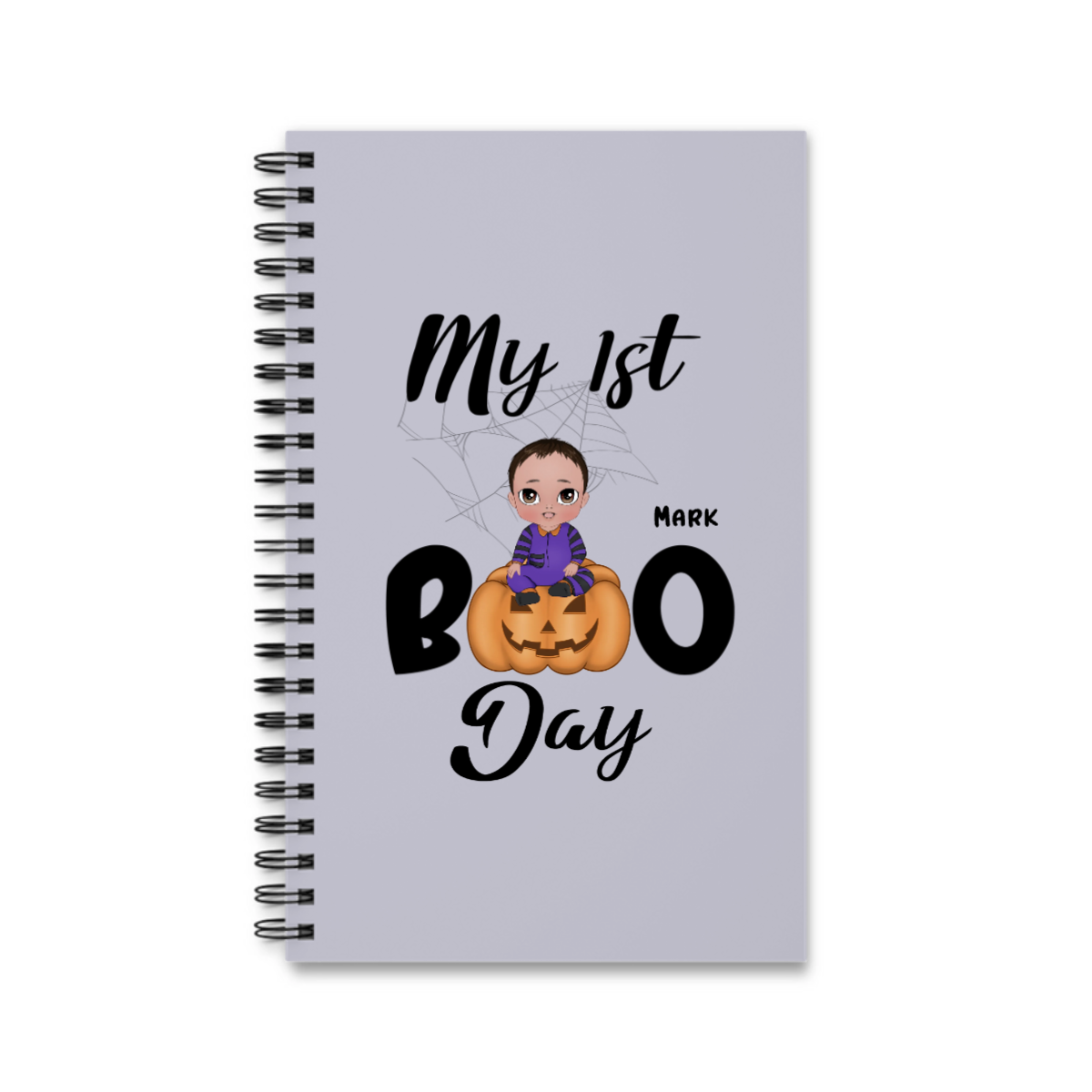 Mein erster Boo Tag Halloween Spiralnotizbuch