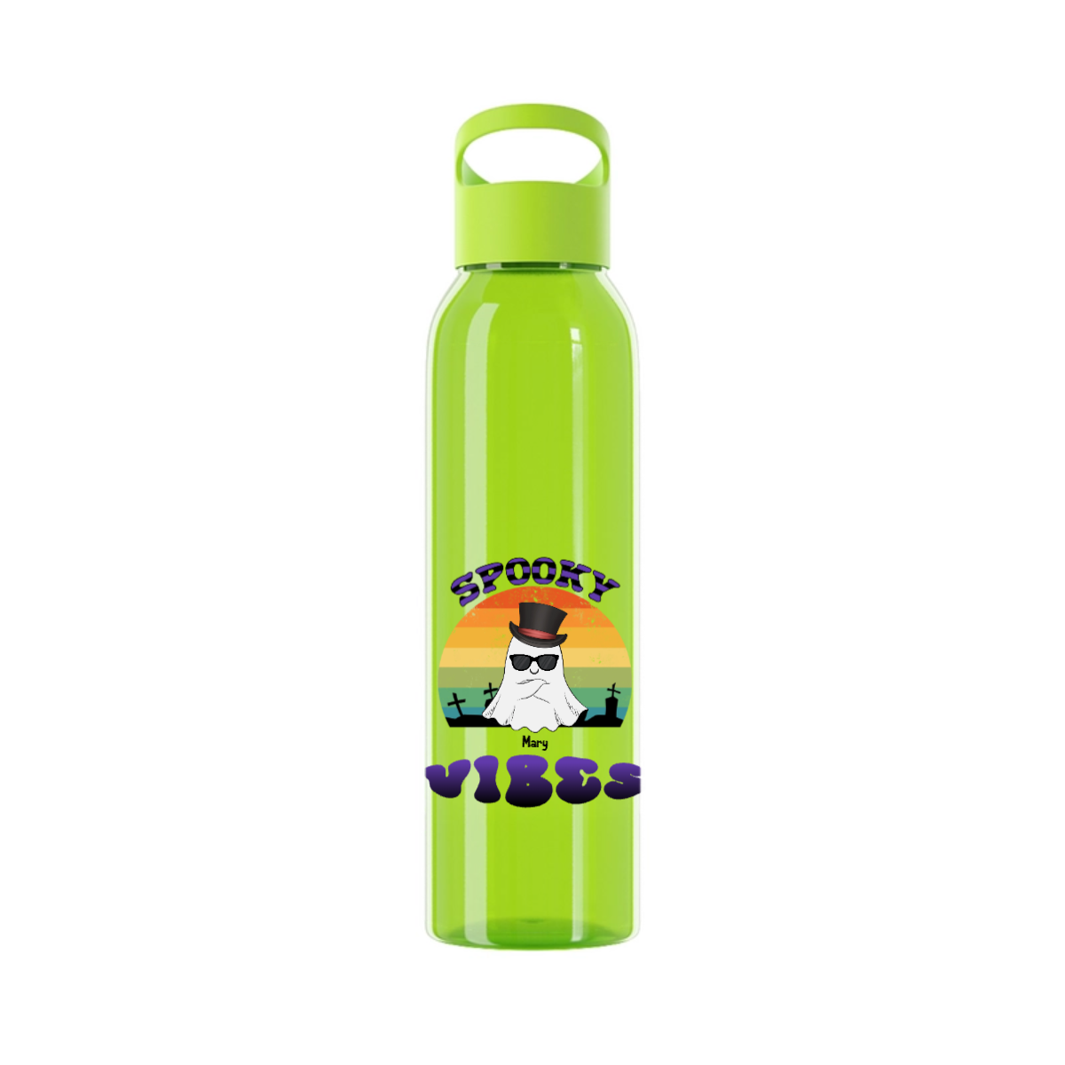 Gruselige Vibes Halloween Wasserflasche 650 ml