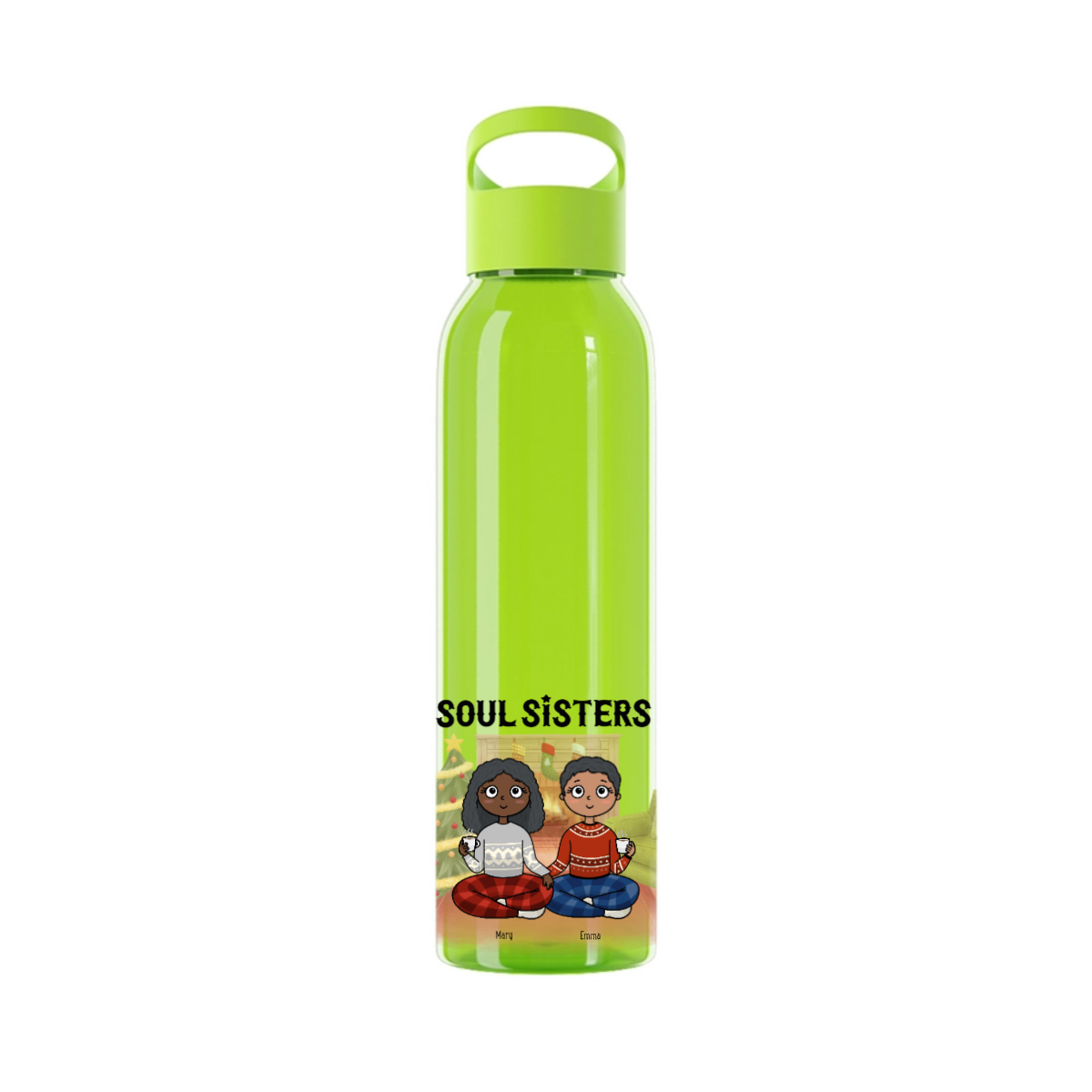 Seelenschwestern Weihnacht Wasserflasche 650 ml