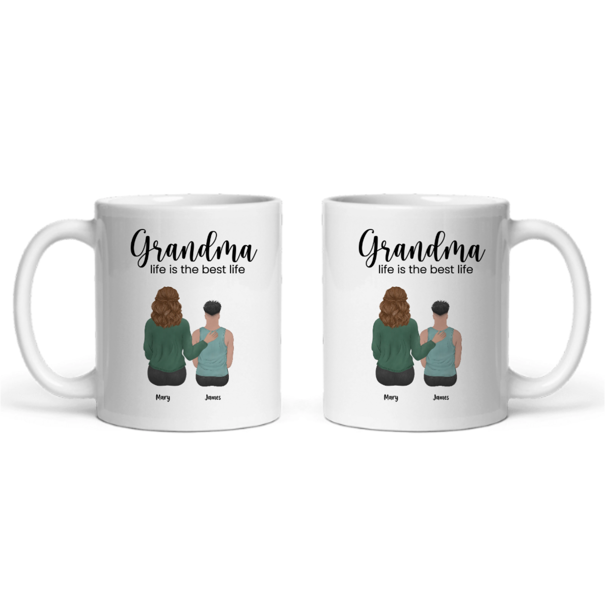 Oma Leben ist das beste Leben Keramiktasse
