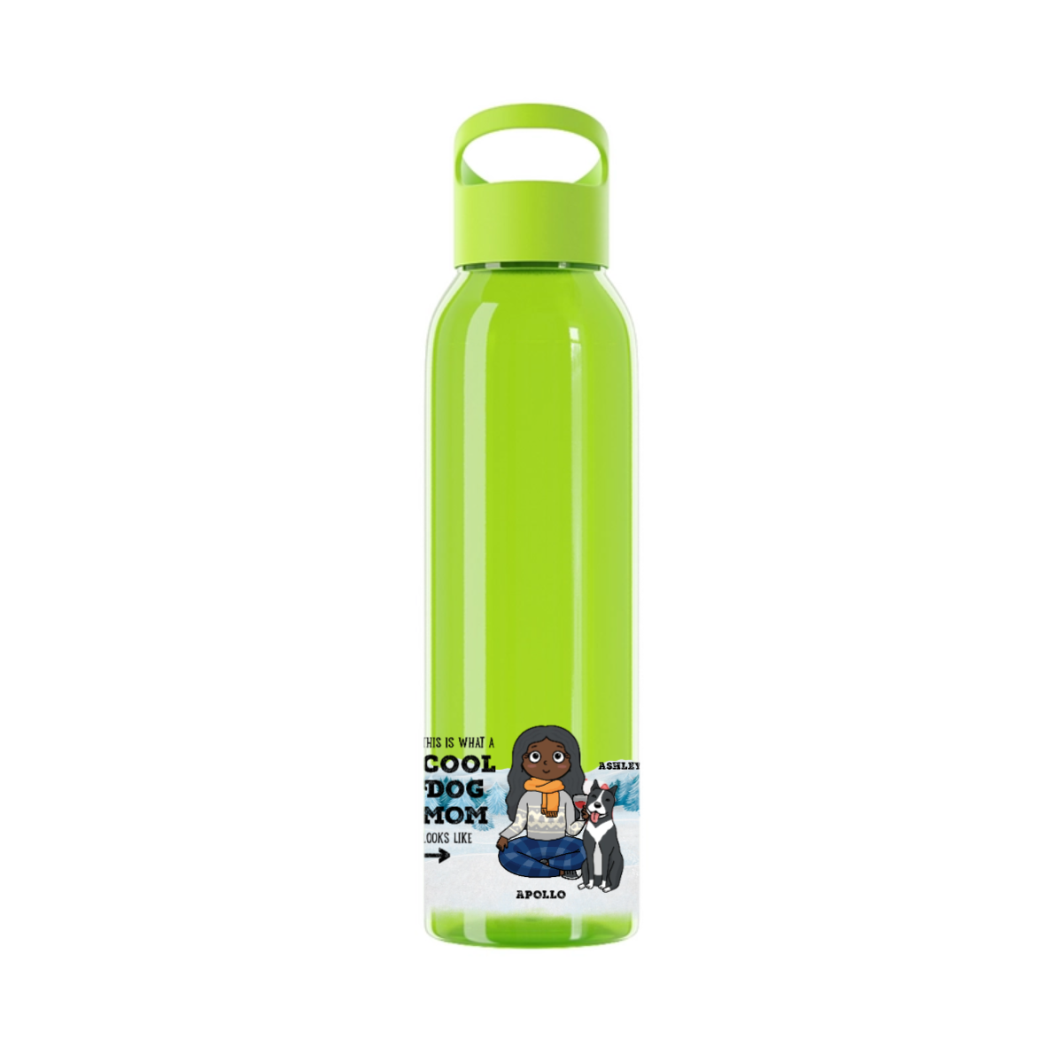 Coole Haustiermama Weihnacht Wasserflasche 650 ml