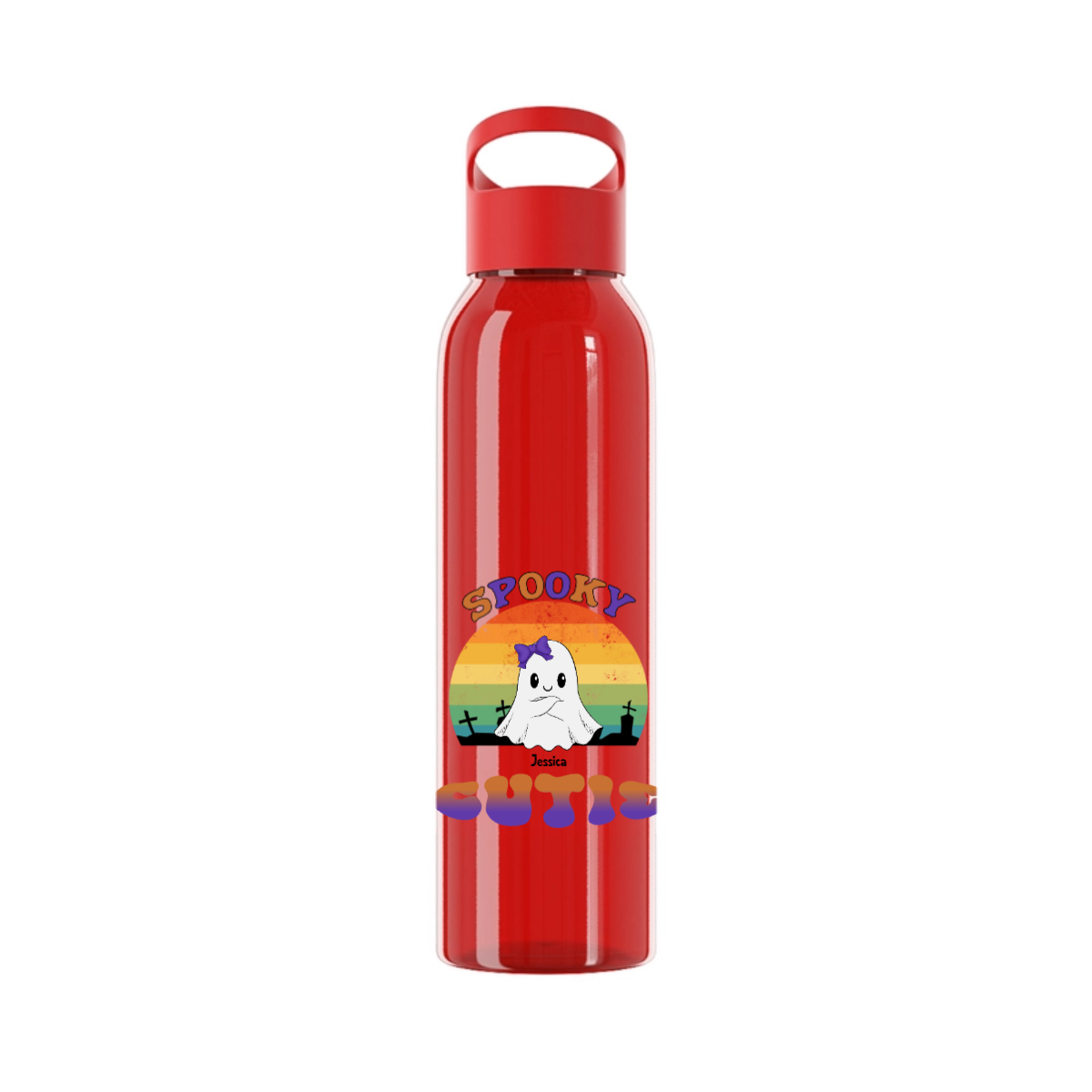 Gruselige Vibes Halloween Wasserflasche 650 ml