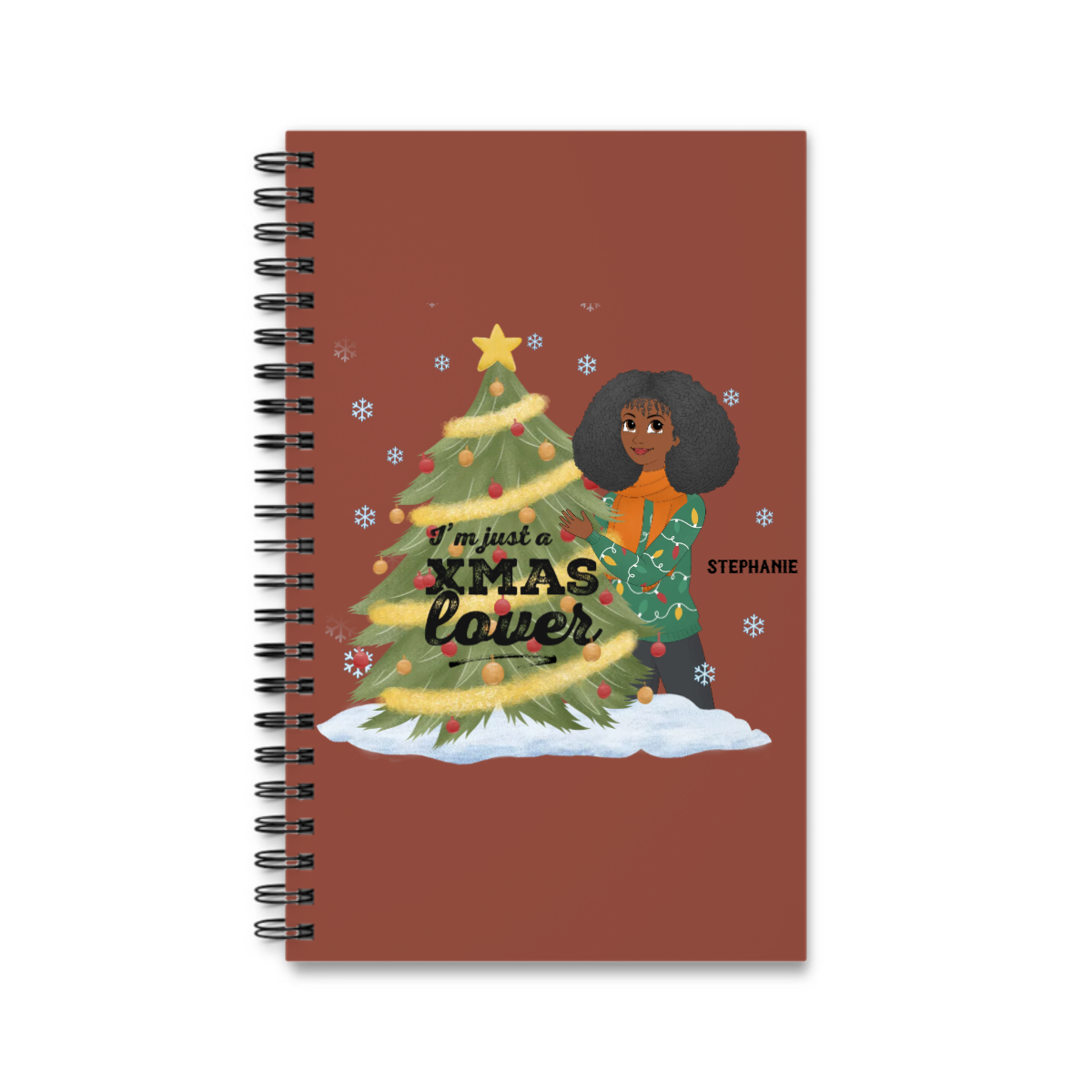 Christmas lover Spiralnotizbuch