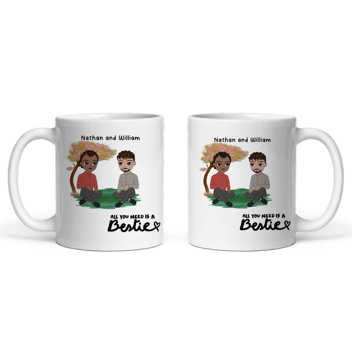 Alles, was man braucht, ist ein/e beste/r Freund/in Keramiktasse