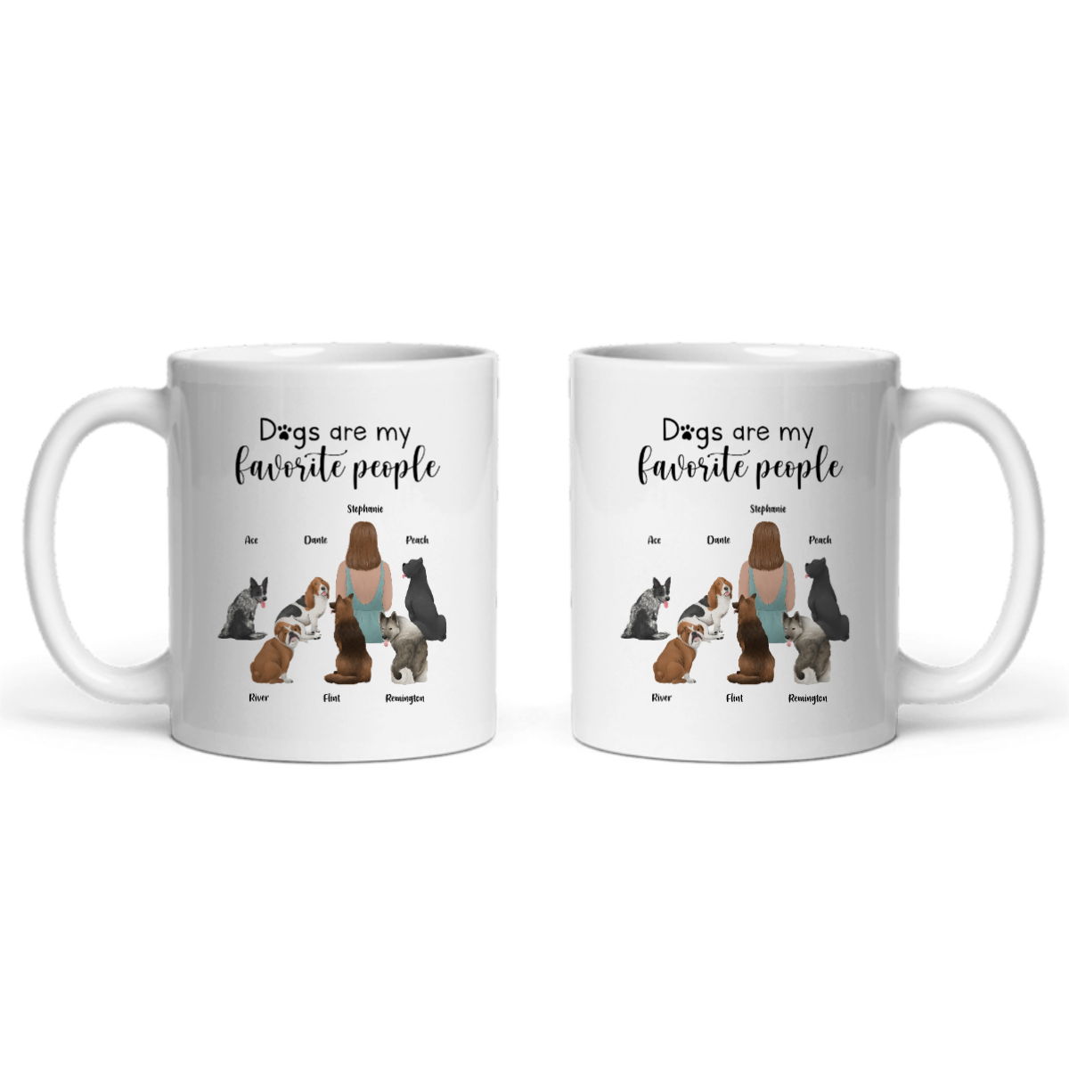 Hunde sind meine Lieblingsmenschen Keramiktasse