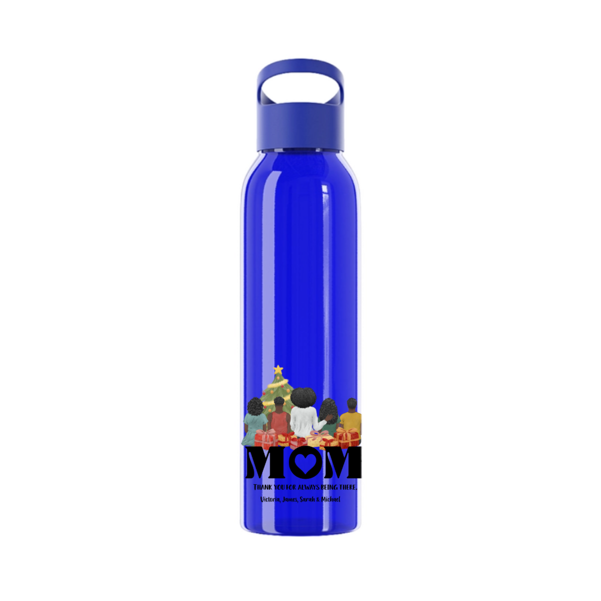 Mama, danke dass du immer da bist Weihnacht Wasserflasche 650 ml