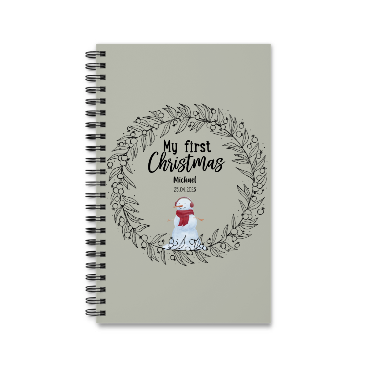 Mein erstes Weihnachten Spiralnotizbuch