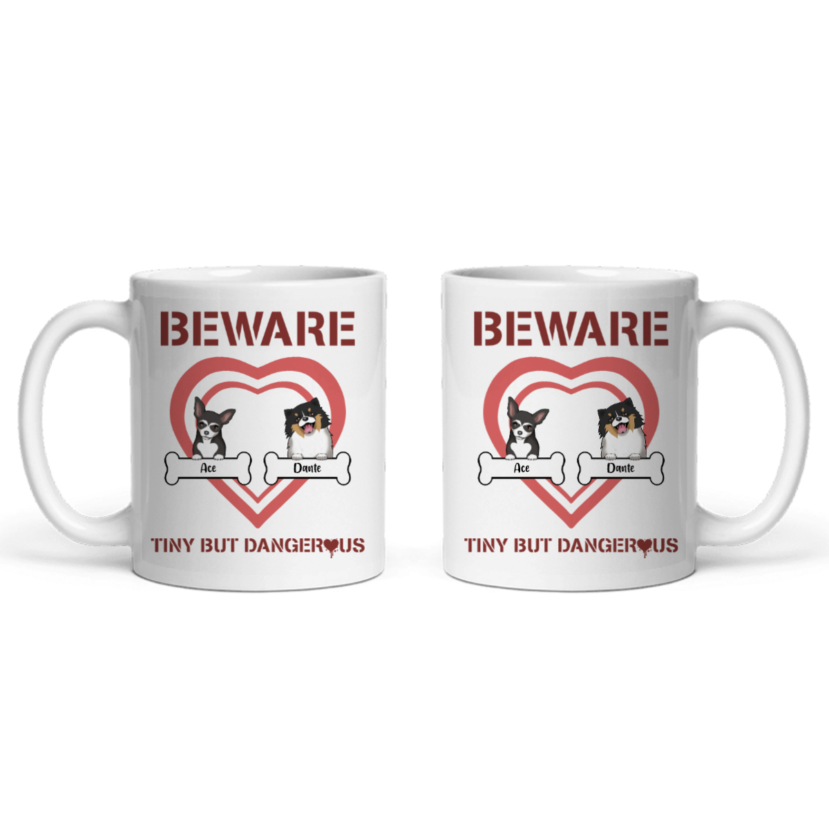Vorsicht, klein aber gefährlich Keramiktasse