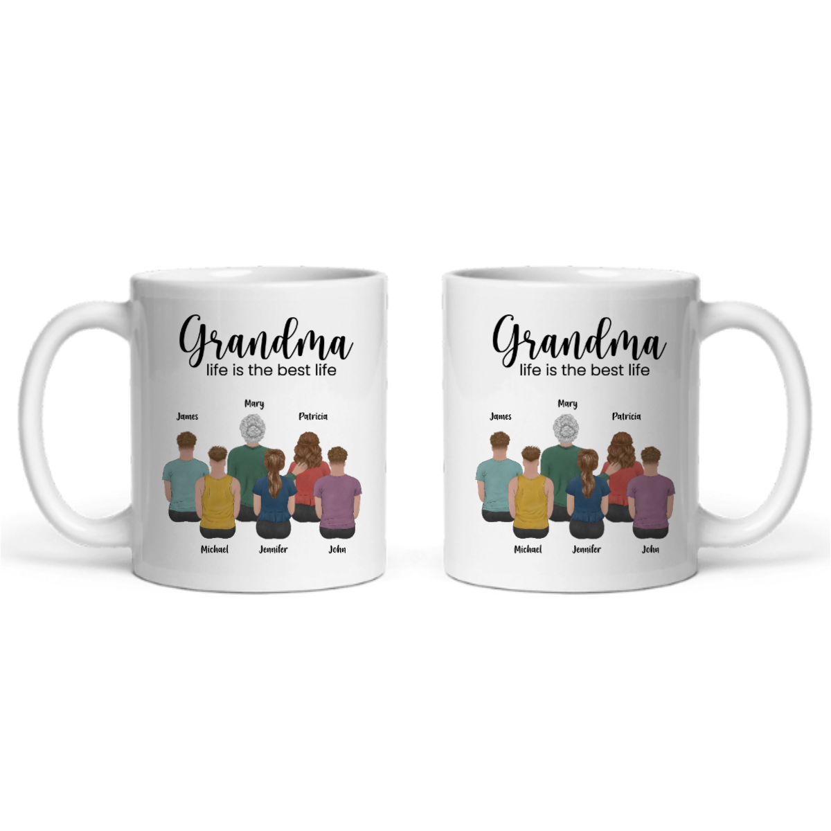 Oma Leben ist das beste Leben Keramiktasse