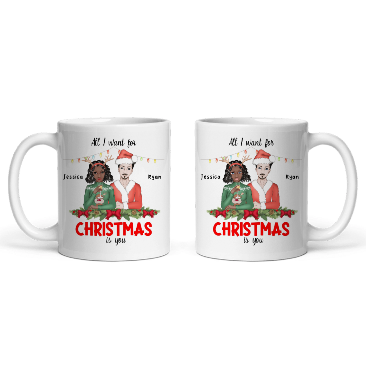 Alles was ich mir zu Weihnachten wünsche bist du Keramiktasse